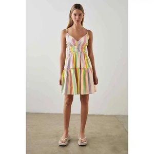 Rails Carmen Dress- Guava Stripe NWT